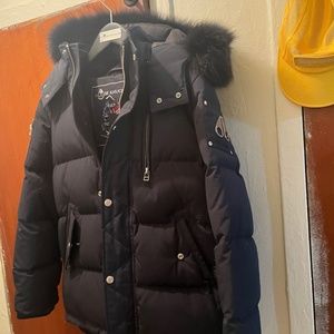 Moose knuckles navy size L 14/16